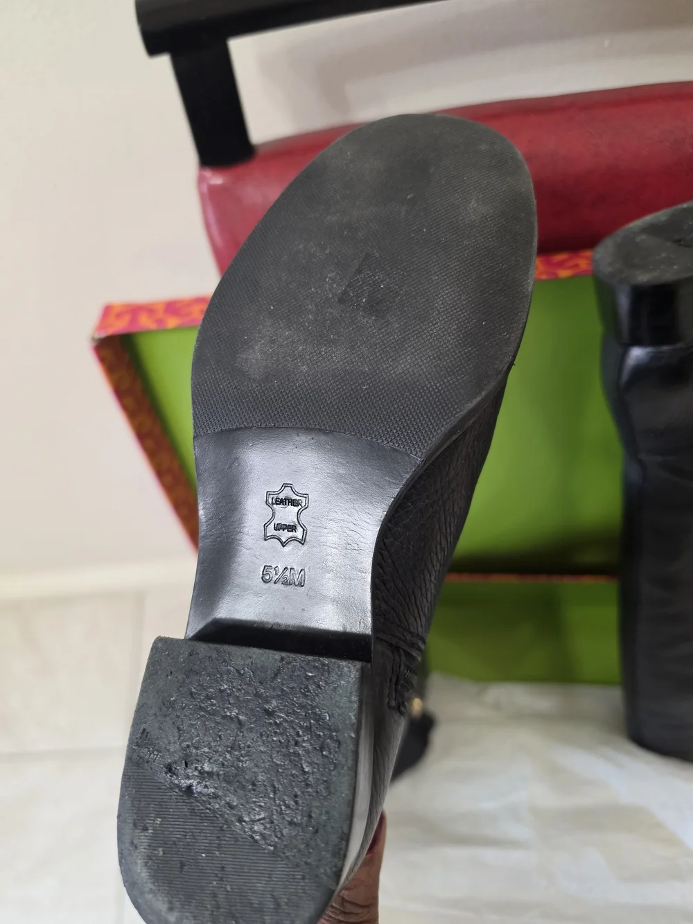 Tory Burch Black Tall Leather Riding Boots